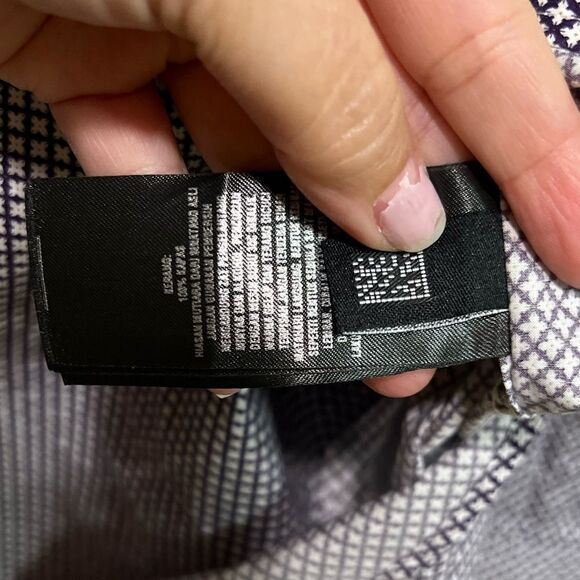 Ted Baker London Long Sleeve Circle Geo Print Shirt Size Mens S - Picture 7 of 11